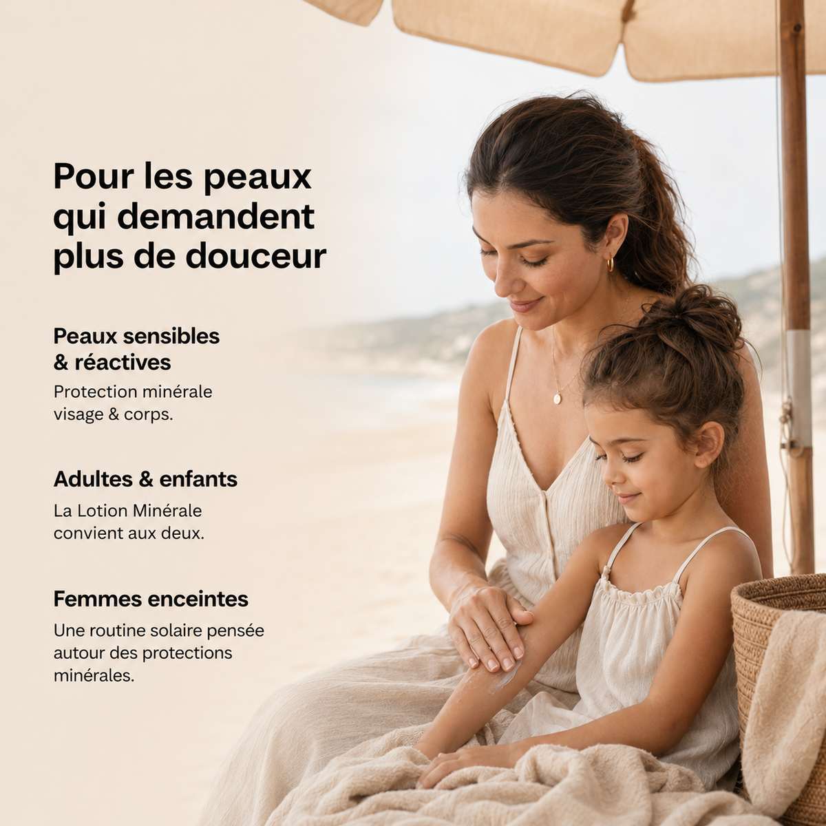 Pack Pure Mineral : 5 Essentiels Solaires Peaux Sensibles