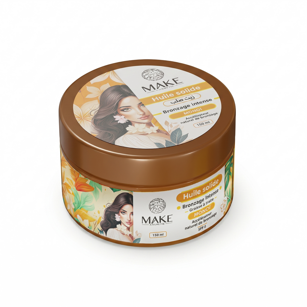 Huile Solide Bronzage Intense / Monoï SPF 0