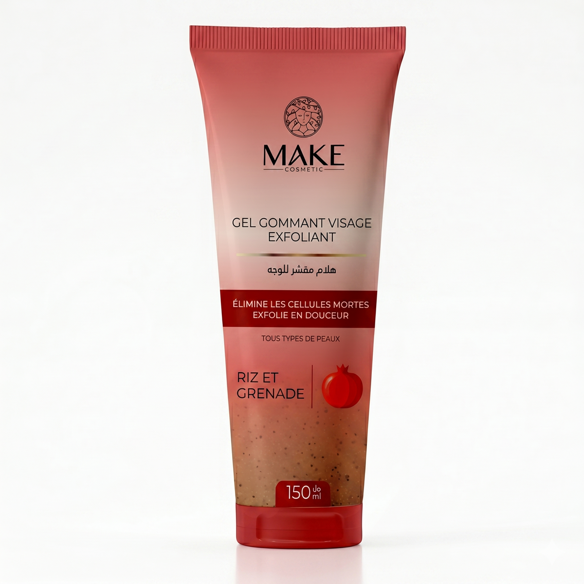 Gel Gommant Visage Exfoliant / Riz et Grenade