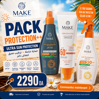 Pack Protection++ – Crème SPF 50+ + Spray SPF 50 + Lait Protecteur SPF 50+
