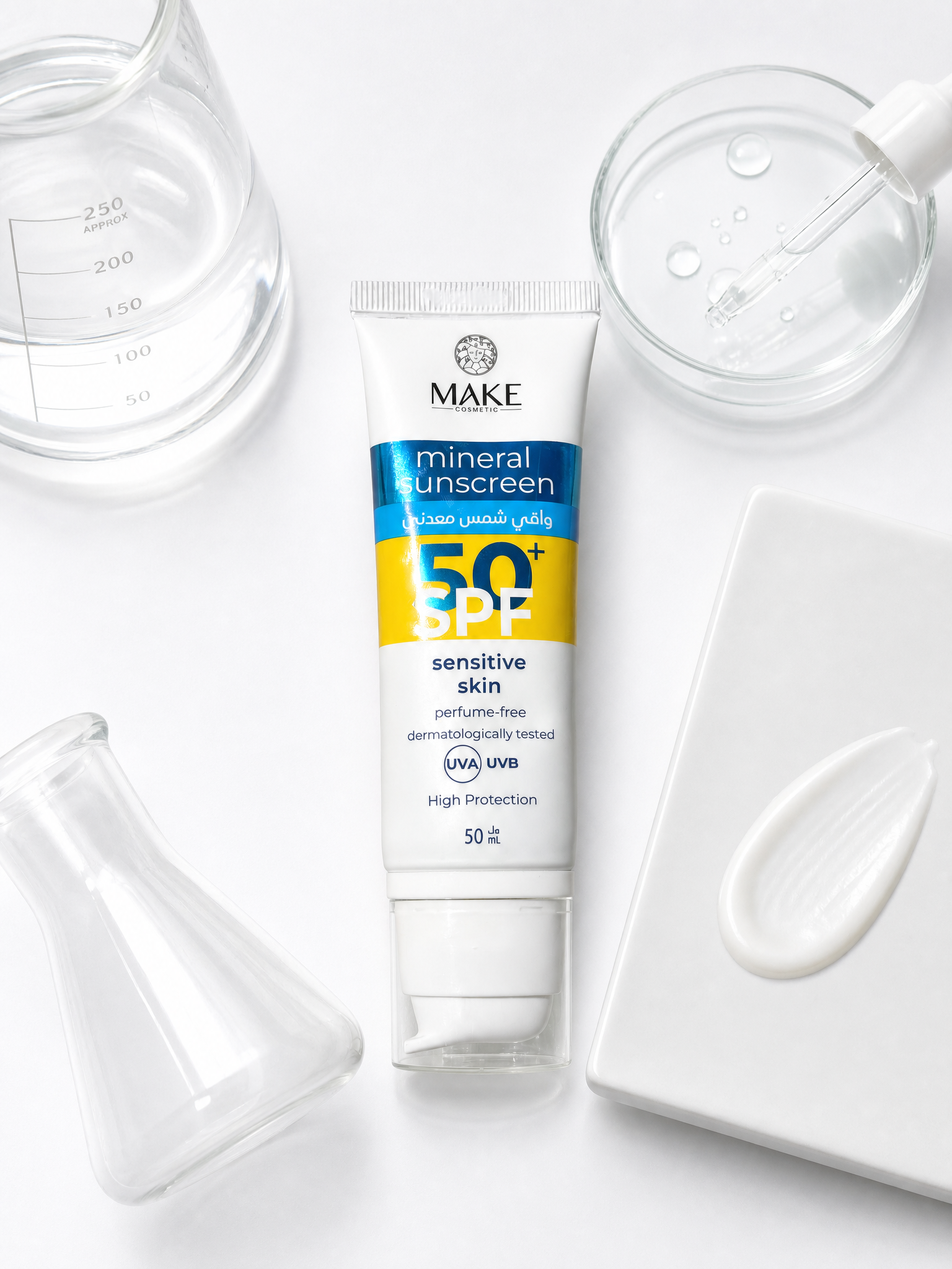 Écran Solaire Minéral SPF 50+ – Peaux Sensibles
