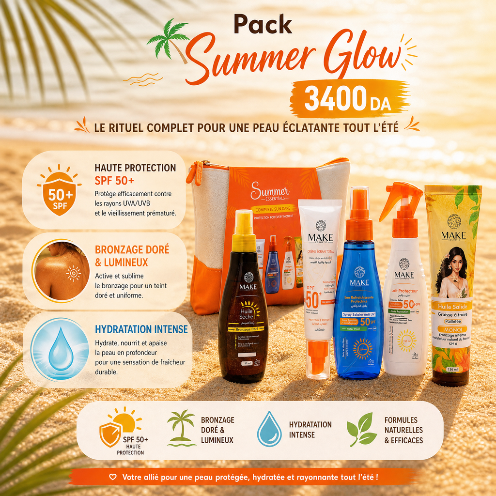 Pack Summer Glow — 5 Essentiels Solaires