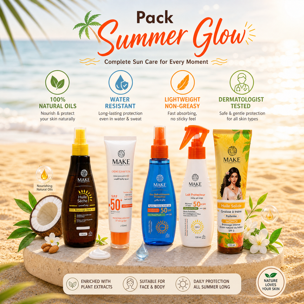 Pack Summer Glow — 5 Essentiels Solaires