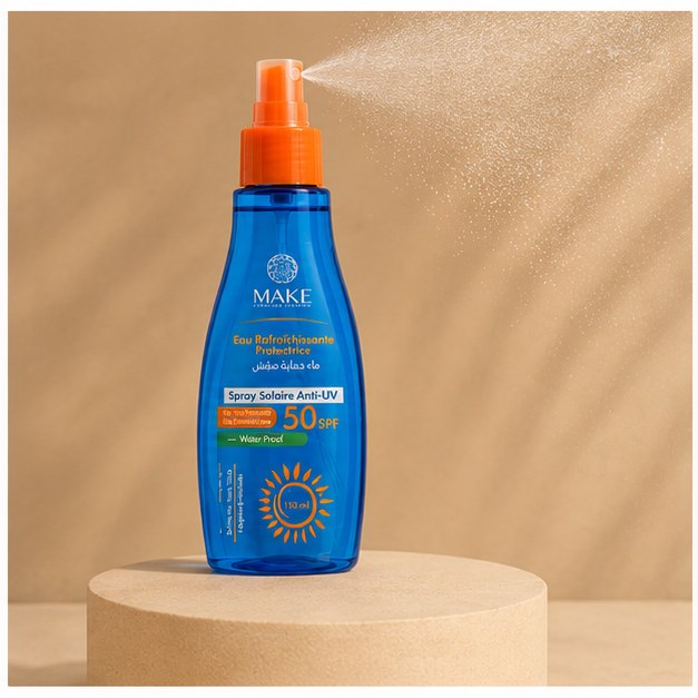 Étape 2 rafraîchir : brume Eau Rafraîchissante Protectrice MAKE SPF 50 vaporisée Image
